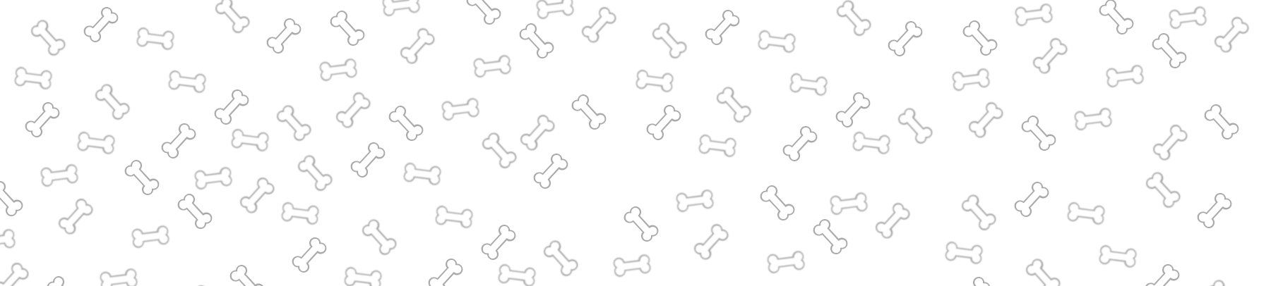 Outline of dog bones as a background.